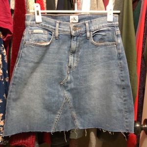 Calvin Klein jean skirt!